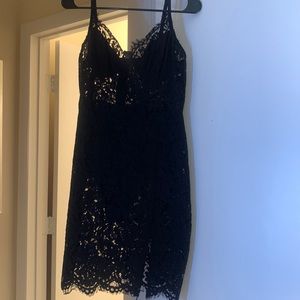Black lace Fashion Nova dress